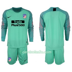 Camisolas de Futebol Atlético Madrid Guarda Redes Criança Equipamento 2018/19 Manga Comprida
